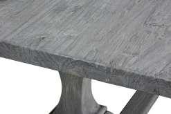 Esstisch Cologne recycletes Massivholz grau