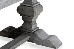 Esstisch Cologne recycletes Massivholz grau