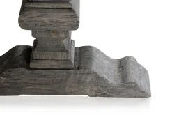 Esstisch Cologne recycletes Massivholz grau