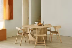 Esstisch Geometric Eiche natur D 150 cm