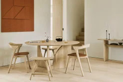 Esstisch Geometric Eiche natur D 150 cm