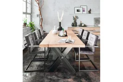 Esstisch Kansas Eiche schweizer Kante