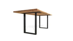 Esstisch Kernbuche massiv organische Kante 140