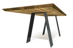 Esstisch Massivholz astige Eiche schweizer Kante