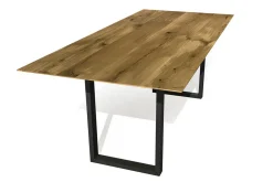 Esstisch Massivholz astige Eiche schweizer Kante