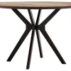 Esstisch Metropole Teak Metall D 130 cm
