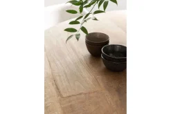 Esstisch Metropole Teak Metall D 130 cm