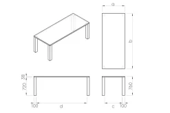 Esstisch Scandi Eiche massiv ab 160 cm konfigurierbar