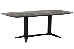 Esstisch Soho Mortex schwarz B 210 cm