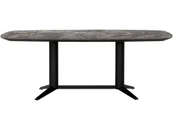 Esstisch Soho Mortex schwarz B 210 cm