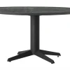 Esstisch Soho Mortex schwarz D 150 cm