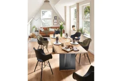 Esstisch Steven gerade Kante 180cm