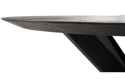 Esstisch Timeless Black Teak schwarz D 130 cm