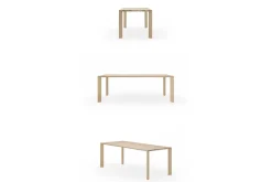 Esstisch Two Eiche massiv ab 180 cm konfigurierbar