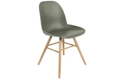 Esszimmerstuhl Albert Kunststoff grün