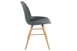 Esszimmerstuhl Albert Kunststoff dunkelgrau