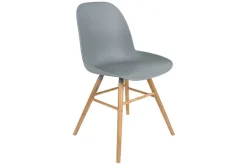 Esszimmerstuhl Albert Kunststoff hellgrau