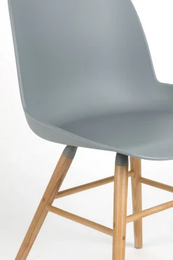 Esszimmerstuhl Albert Kunststoff hellgrau