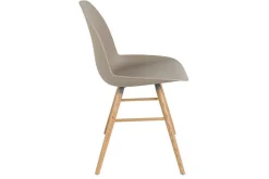 Esszimmerstuhl Albert Kunststoff taupe