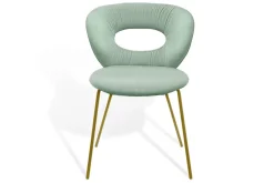 Esszimmerstuhl Alice Stoff grün