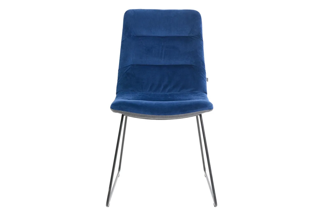 Esszimmerstuhl Arva Light Stoff blau-grau