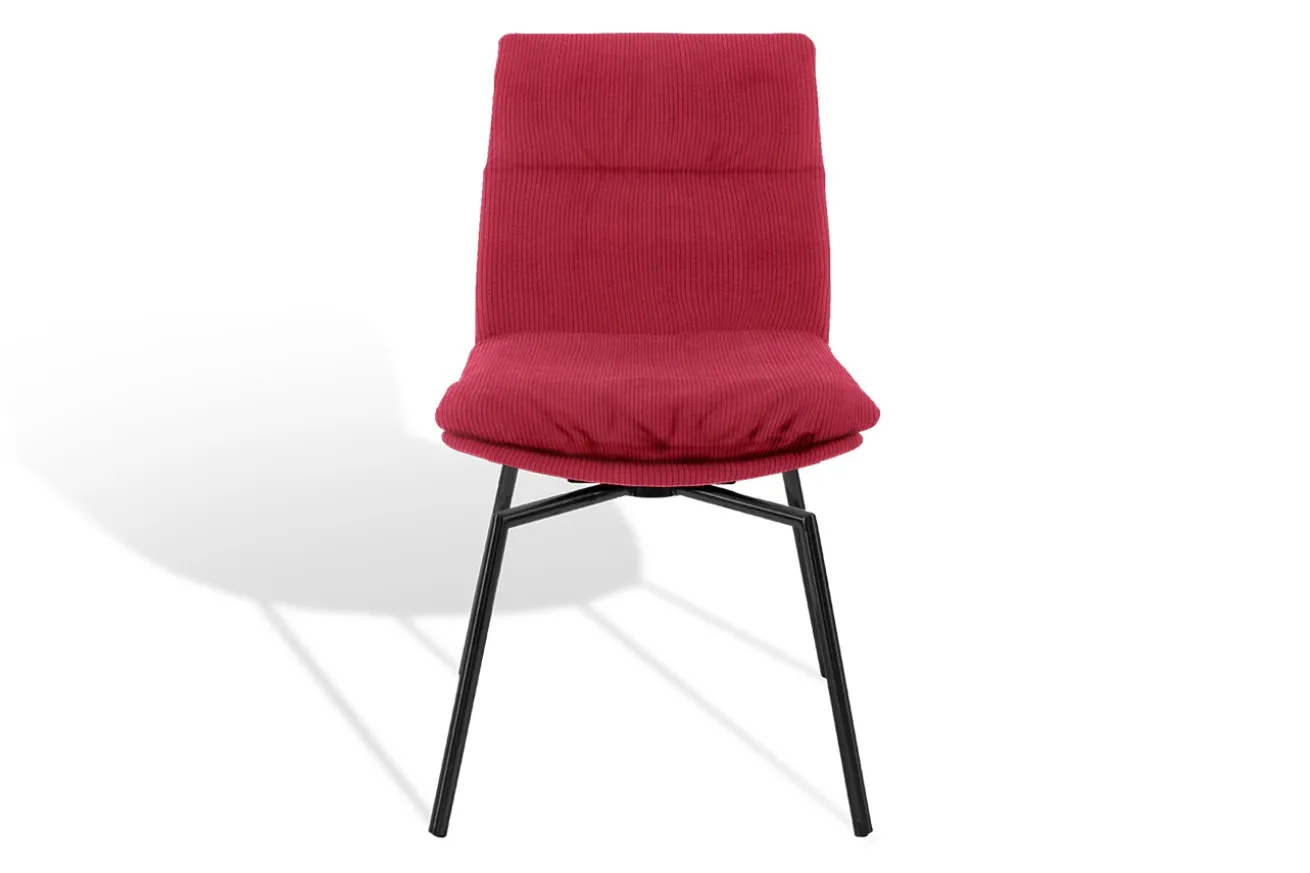 Esszimmerstuhl Faye Cord pink