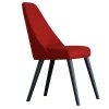Esszimmerstuhl Flaminia Stoff rot