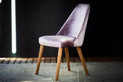 Esszimmerstuhl Flaminia Samt lila