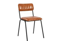 Esszimmerstuhl Sixty Leder braun