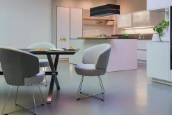 Esszimmerstuhl Trick Wollfilz grau