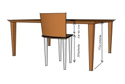 Esszimmertisch oval Teakholz massiv 210