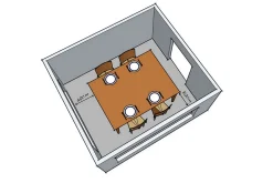 Esszimmertisch oval Teakholz massiv 210