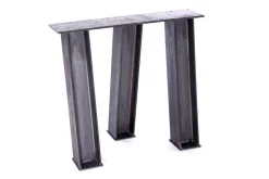 Eßtischgestell Drei-Bein Rohstahl