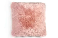 Fellkissen Flax dunkel rosa 40x40cm