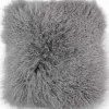 Flax Fellkissen Premium grau 40 cm