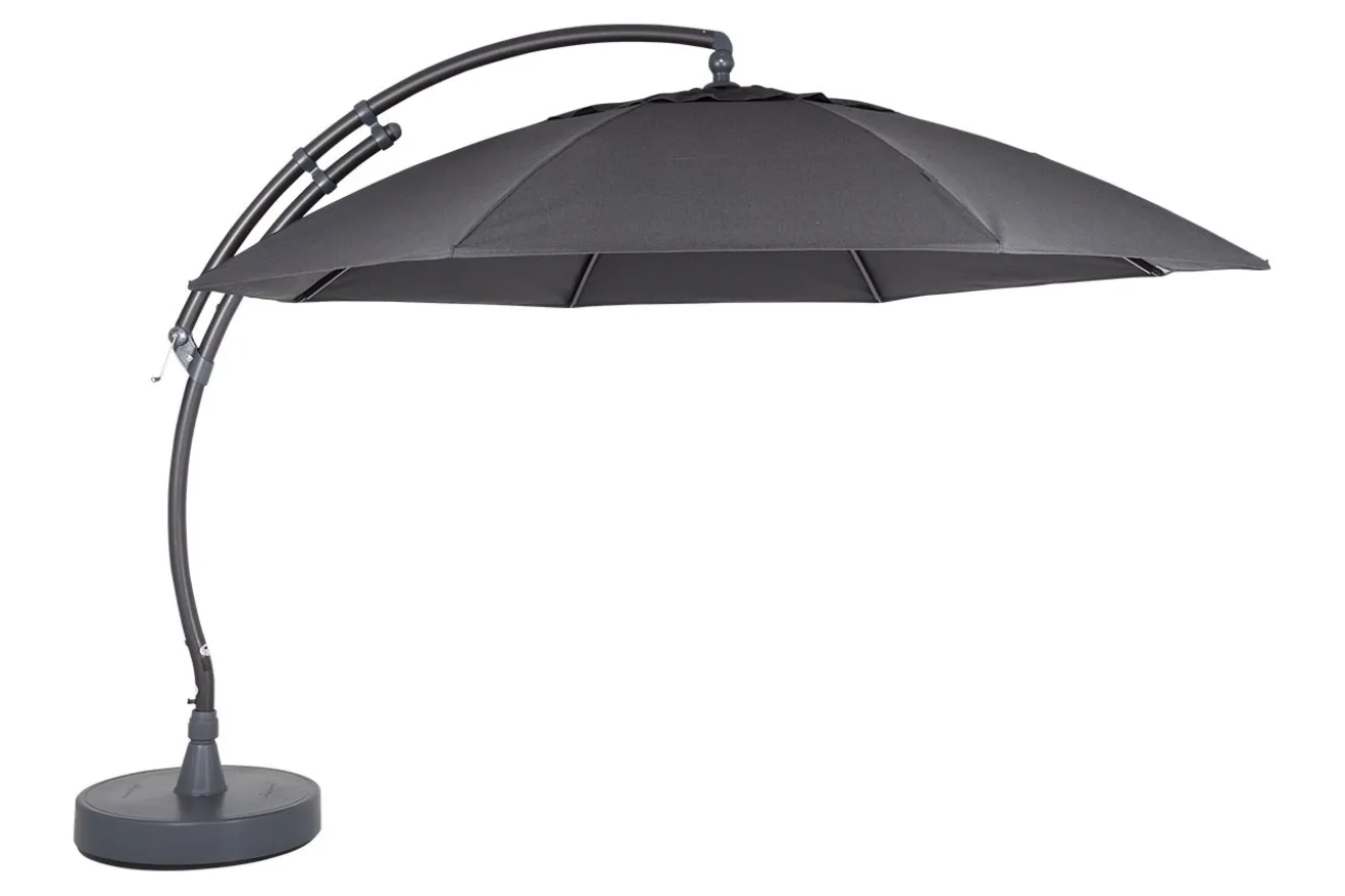 Freiarmschirm Easy Sun grau D 300 cm