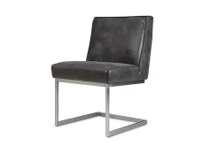 Freischwinger Favo Leder anthrazit