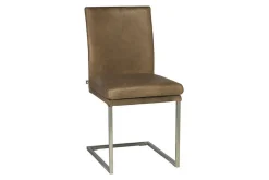 Freischwinger im schlichem Design olive