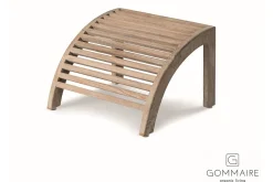 Fußauflage Orso Teak grau