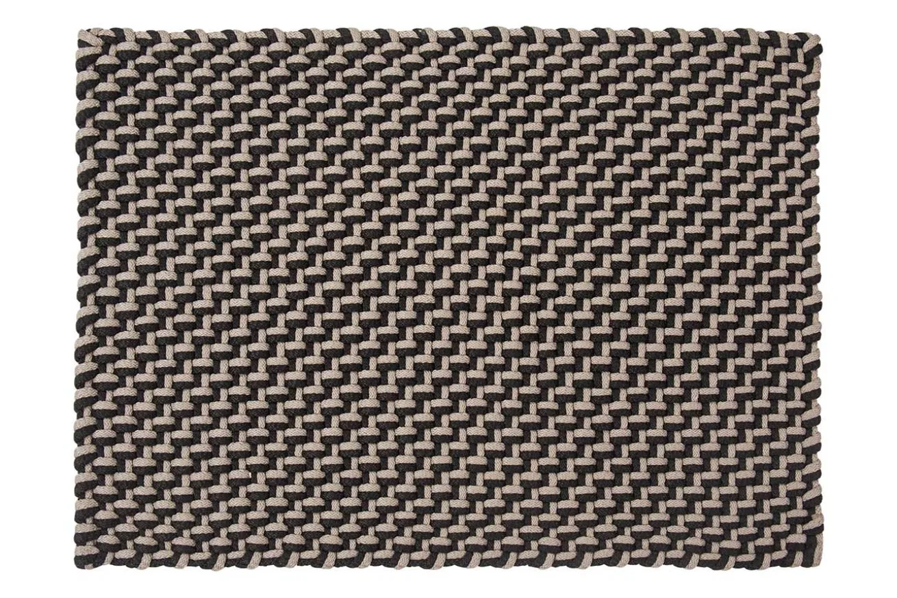 Fußmatte "Pool" schwarz/sand 52*72 cm