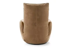 Funktionssessel Blobb Leder beige
