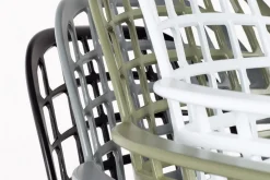 Garten Armlehnstuhl Aluminium schwarz