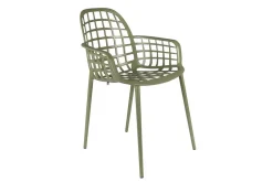Garten Armlehnstuhl Aluminium grün