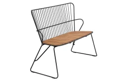 Garten Sitzbank Paon schwarz