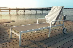 Garten Sonnenliege Leone beige