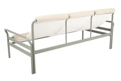 Gartenbank Sling 3-Sitzer grün-natur