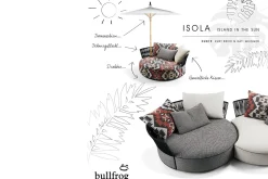 Gartenliege Isola rund drehbar D 150 cm