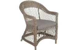 Gartensessel Kamomill mit Kissen beige