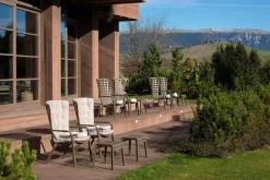 Gartensessel mit Armlehne Folio grau