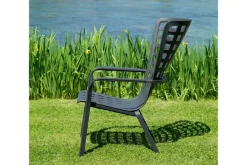 Gartensessel mit Armlehne Folio grau